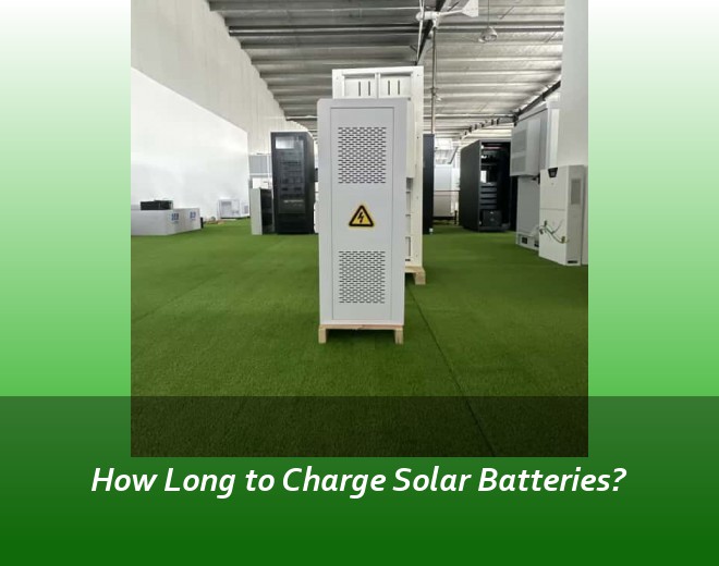 How Long to Charge Solar Batteries?
